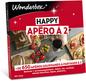 Wonderbox Coffret cadeau Happy apéro à 2 - Wonderbox