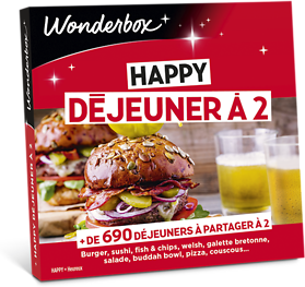 Wonderbox Coffret cadeau Happy déjeuner à 2 - Wonderbox