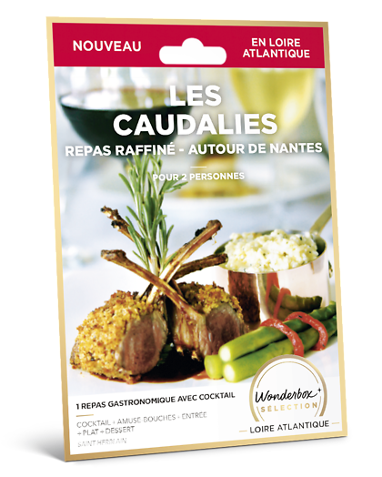 Wonderbox Coffret cadeau Les Caudalies repas raffiné - Autour de Nantes - Wonderbox