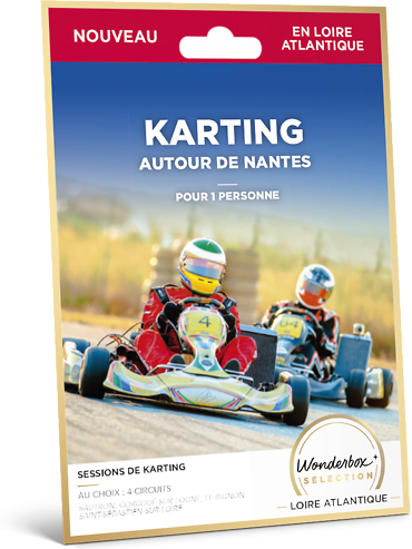 Wonderbox Coffret cadeau - Karting - Autour de Nantes - Sport & Aventure