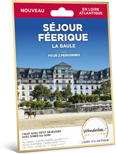 Wonderbox Coffret cadeau Séjour féerique - La Baule - Wonderbox