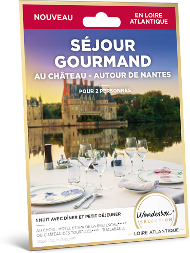 Wonderbox Coffret cadeau Séjour gourmand au château - autour de Nantes - Wonderbox