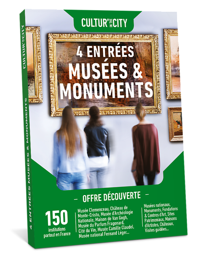 Wonderbox Coffret cadeau 4 entrées Musées & Monuments Découverte - Wonderbox