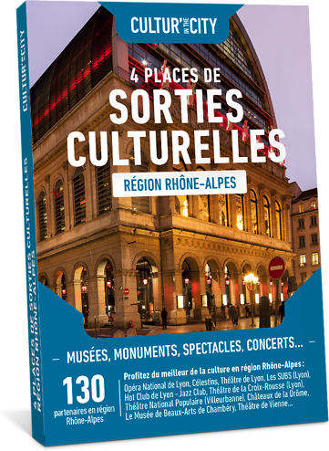 Wonderbox Coffret cadeau Sorties Culturelles Rhône Alpes - Wonderbox