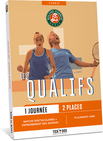 Wonderbox Coffret cadeau Roland Garros - Qualifications - Wonderbox