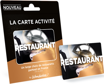 Wonderbox Coffret cadeau Carte RESTAURANT - Wonderbox