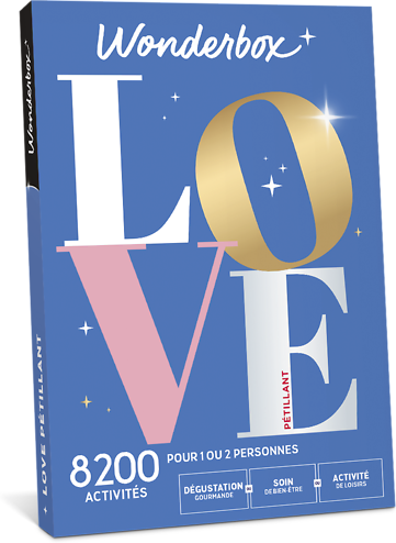 Wonderbox Coffret cadeau LOVE Pétillant - Wonderbox