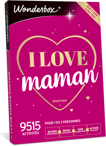 Wonderbox Coffret cadeau I love Maman Émotion - Wonderbox