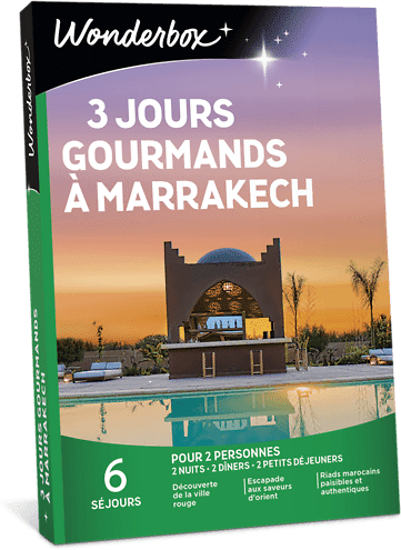 Wonderbox Coffret cadeau 3 jours gourmands à Marrakech - Wonderbox