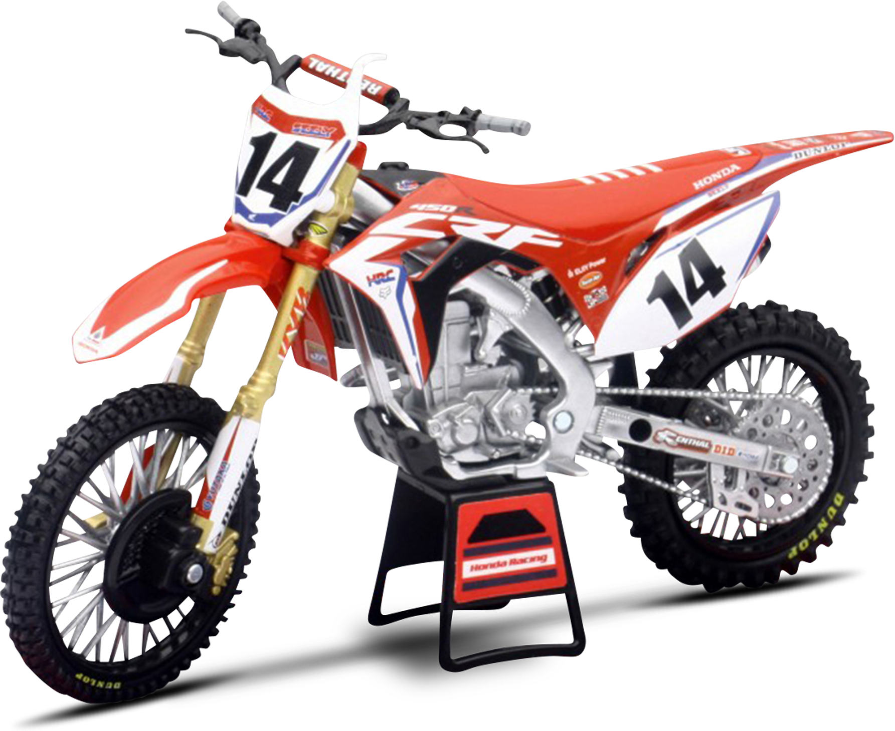 NewRay Legetøjscrosser NewRay 1:12 Honda CRF450R HRC Racing Cole Seely