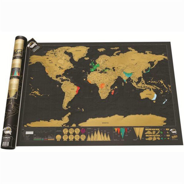 24hshop Scratch map verdenskart