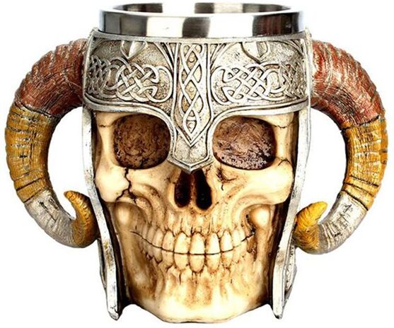 24hshop Viking Hodeskalle Kaffekopp