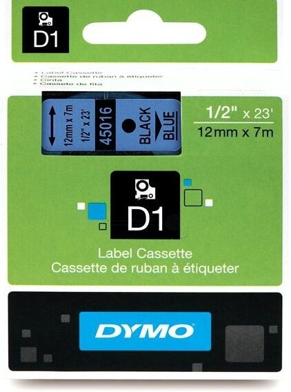 Dymo Original Dymo Labelmanager 500 TS Etiketten (S0720560 / 45016) multicolor 12mm x 7m - ersetzt Labels S0720560 / 45016 für Dymo Labelmanager 500TS