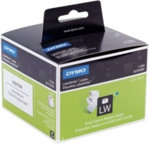 Dymo Original Dymo Labelwriter 450 Series Etiketten (S0722560 / 11356) weiß 89mm x41mm - ersetzt Labels S0722560 / 11356 für Dymo Labelwriter 450Series