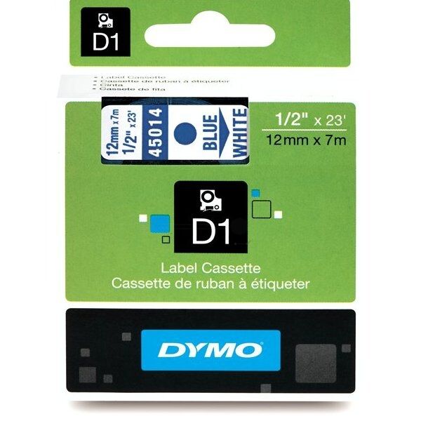Dymo Original Dymo Labelpoint 100 Etiketten (S0720540 / 45014) multicolor 12mm x 7m - ersetzt Labels S0720540 / 45014 für Dymo Labelpoint100