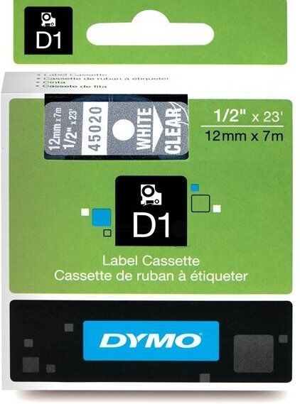 Dymo Original Dymo Labelpoint 300 Etiketten (S0720600 / 45020) multicolor 12mm x 7m - ersetzt Labels S0720600 / 45020 für Dymo Labelpoint300