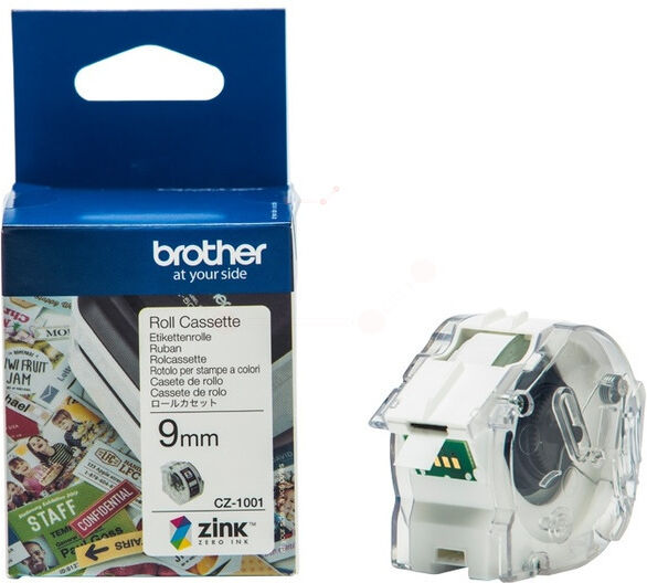 Brother Original Brother CZ-1001 Etiketten 9mm x 5m - ersetzt Brother CZ1001 Labels