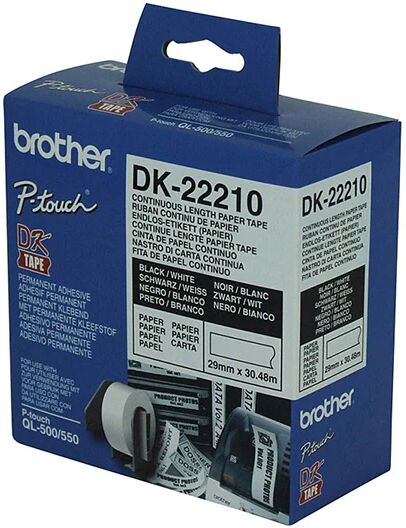 Brother Dk22210 White Roll