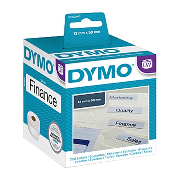 Dymo Lw File Label 12 Mm X 50 Mm
