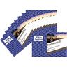 Avery Zweckform 222-10 Fahrtenbuch, A6 Querformat, 10 Bücher mit jeweils 40 Blatt, FSC®-Papier, weiss