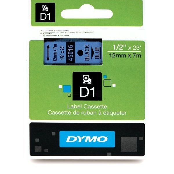 Dymo Original Dymo Labelmanager 300 Etiketten (S0720560 / 45016) multicolor 12mm x 7m - ersetzt Labels S0720560 / 45016 für Dymo Labelmanager300