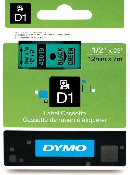 Dymo Original Dymo Labelmanager 350 Etiketten (S0720590 / 45019) multicolor 12mm x 7m - ersetzt Labels S0720590 / 45019 für Dymo Labelmanager350