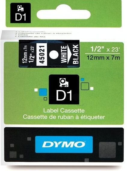 Dymo Original Dymo Labelmanager PC Etiketten (S0720610 / 45021) multicolor 12mm x 7m - ersetzt Labels S0720610 / 45021 für Dymo LabelmanagerPC