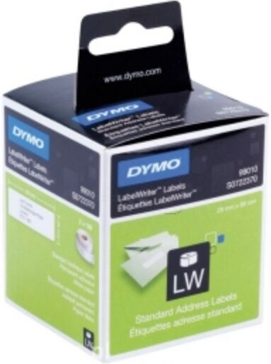 Dymo Original Dymo Labelwriter 450 Twin Turbo Etiketten (S0722370 / 99010) 89mm x28mm Multipack (2 St.)