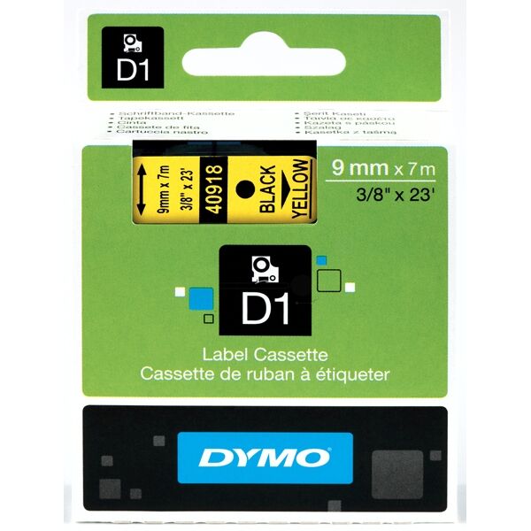 Dymo Original Dymo Labelmanager 200 Etiketten (S0720730 / 40918) multicolor 9mm x 7m - ersetzt Labels S0720730 / 40918 für Dymo Labelmanager200