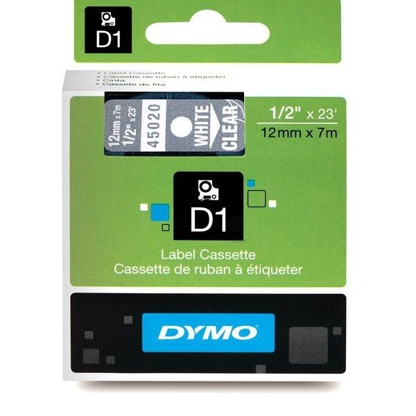 Dymo Original Dymo Labelmanager 300 Etiketten (S0720600 / 45020) multicolor 12mm x 7m - ersetzt Labels S0720600 / 45020 für Dymo Labelmanager300