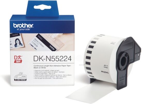 Brother Original Brother P-Touch QL 1060 N Etiketten (DK-N 55224) weiß 54mm x 30,48m - ersetzt Labels DKN55224 für Brother P-Touch QL 1060N