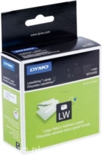 Dymo Original Dymo Labelwriter 450 Series Etiketten (S0722520 / 11352) 54mm x 25mm, 500 Seiten, 2,06 Rp pro Seite