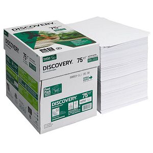 DISCOVERY Kopierpapier DISCOVERY DIN A4 75 g/qm 2.500 Blatt Maxi-Box