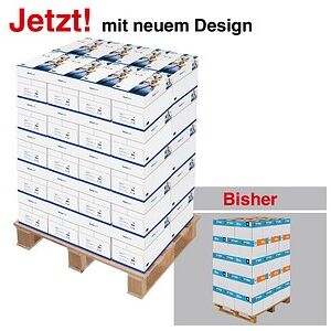 tecno Kopierpapier star DIN A4 80 g/qm Palette mit 200x 500 Blatt