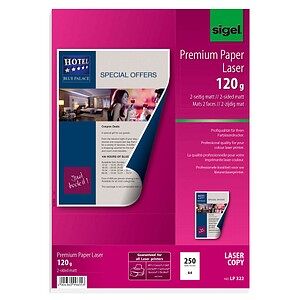 SIGEL Fotopapier LP322 DIN A4 matt 120 g/qm 250 Blatt