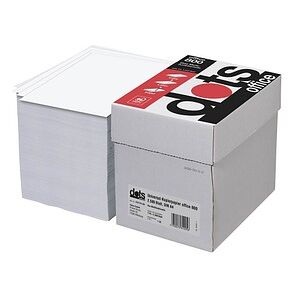 dots Kopierpapier office 800 DIN A4 75 g/qm 2.500 Blatt Maxi-Box