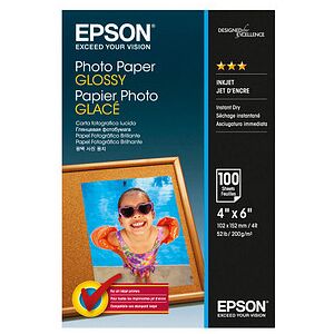 EPSON Fotopapier S042548 10,0 x 15,0 cm glänzend 200 g/qm 100 Blatt