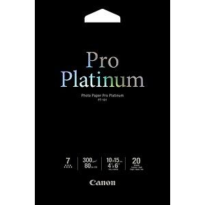Canon Fotopapier PT-101 10,0 x 15,0 cm glänzend 300 g/qm 20 Blatt