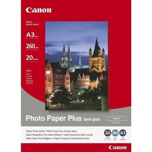 Canon SG-201 Fotopapier Plus seidenglanz A3 297x420mm 260 g/m² - 20 Blatt