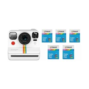 Polaroid Now+ Gen2 Kamera Weiß + 600 Color Frames 8x 5er Pack