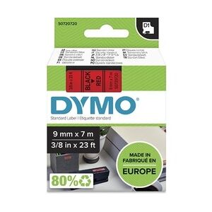 Dymo D1 Schriftbandkassette schwarz/rot, 9 mm x 7 m