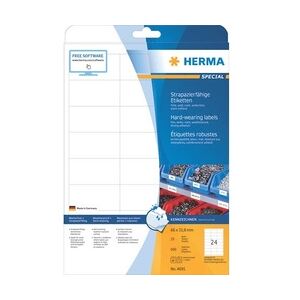 HERMA Folienetiketten 66x33,8 weiß