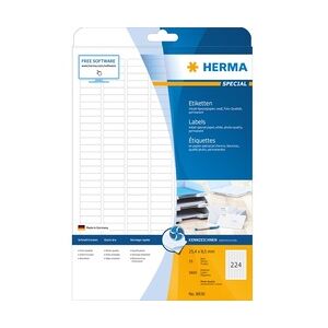 HERMA Inkjet-Etiketten SPECIAL, 30,5 x 16,9 mm, weiß