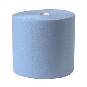 Putztuchtuchrolle   blau   3-lagig   380 Blatt   1 Rolle   Papierhandtücher