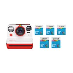 Polaroid Now Gen2 Kamera Rot + 600 Color Frames 8x 5er Pack