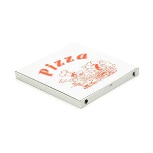 KK Verpackungen 600 Pizzakartons 360 x 360 x 40 mm Pizzaschachteln Motiv Verpackungen weiß