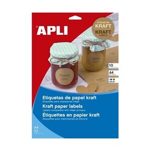 agipa Naturbraune Etiketten, 210 x 297 mm