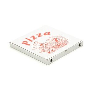 KK Verpackungen 600 Pizzakartons 320 x 320 x 40 mm Pizzaschachteln Motiv Verpackungen weiß