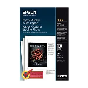 Epson Inkjet-Papier A4 105g weiß Fotoqualität leicht matt 100 Blatt