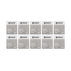 Polaroid SX-70 B&W Film 8x 10er Pack